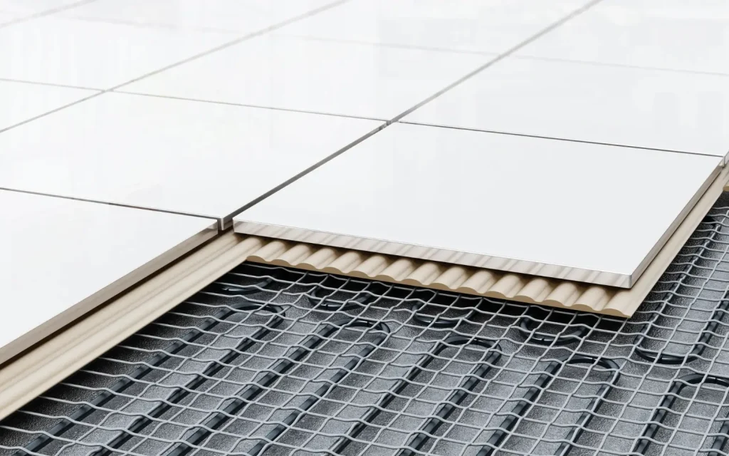 Fußbodenheizung unter Fliesen – Helmut Grötschel Heizung Sanitär Solar München